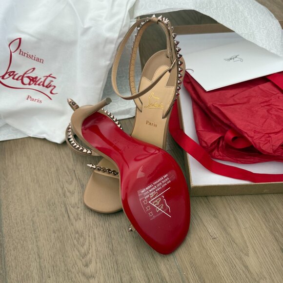 Christian Louboutin So Me Leather Sandals - Picture 4 of 5